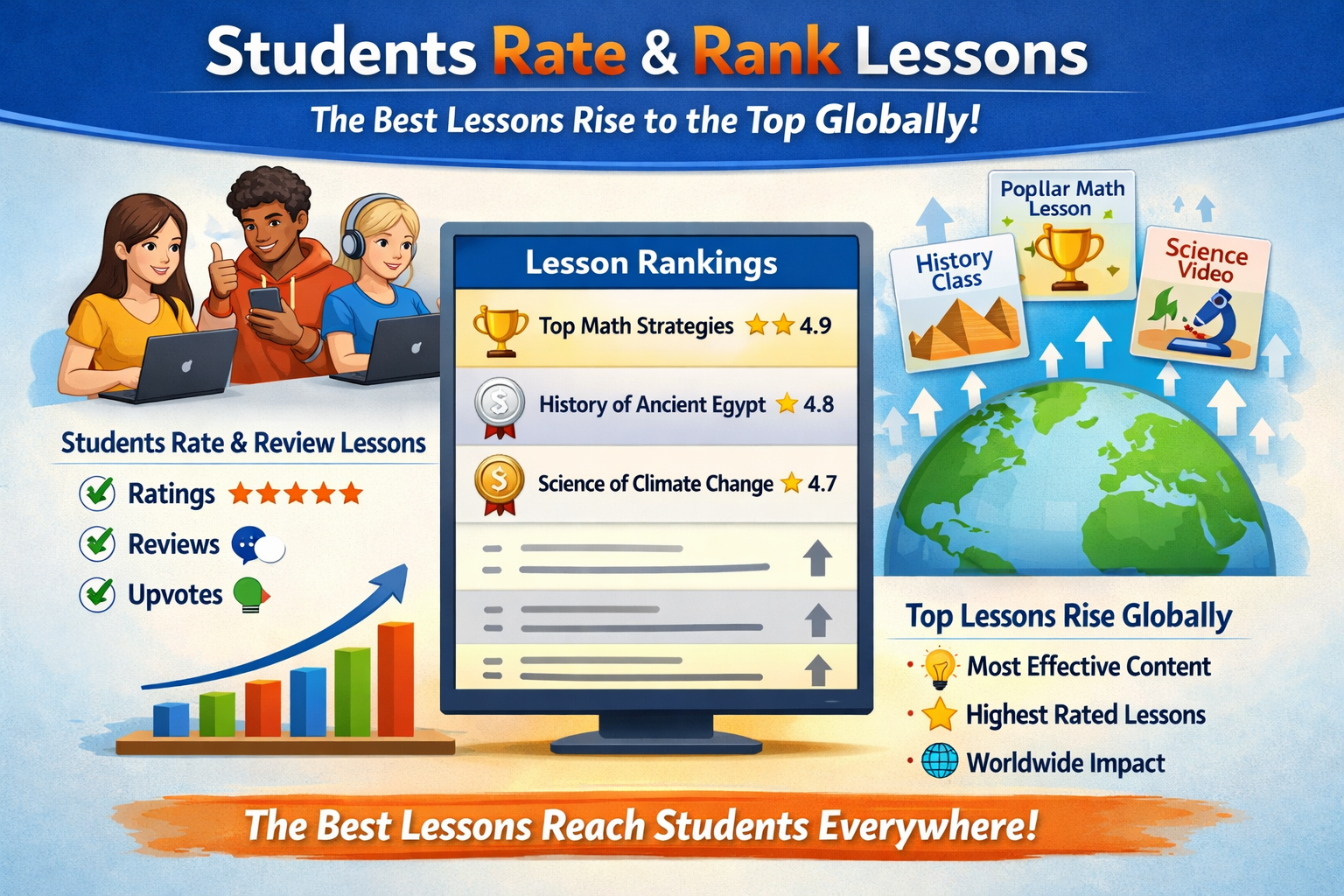 Crowdsourced education ranking system