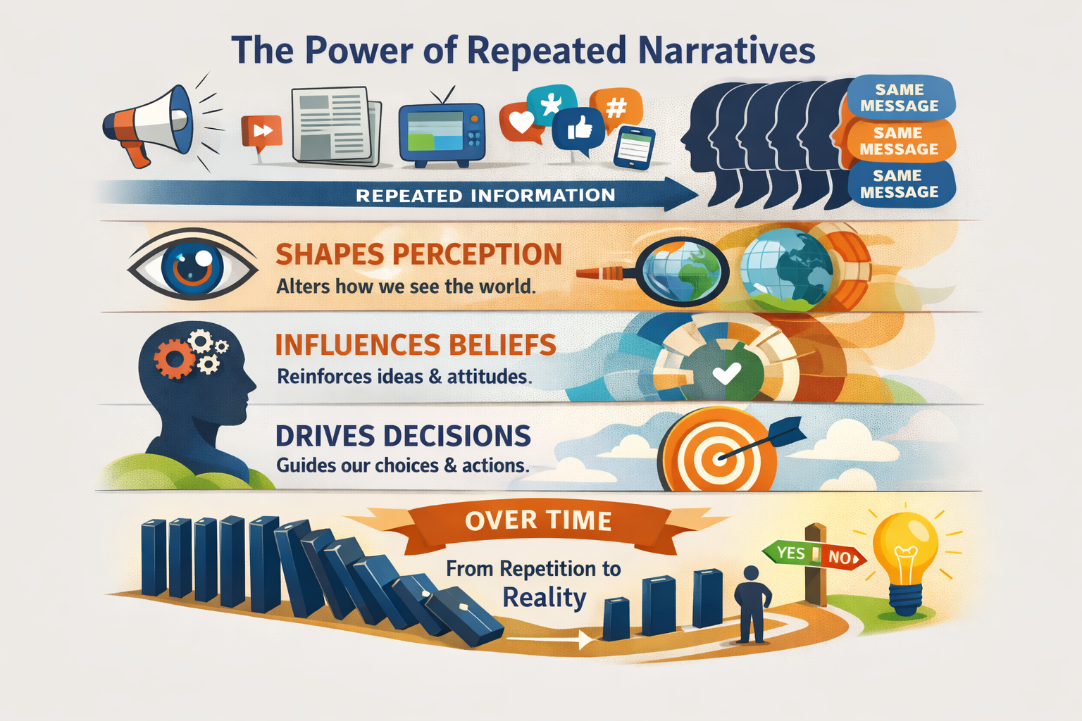 Media shaping worldview