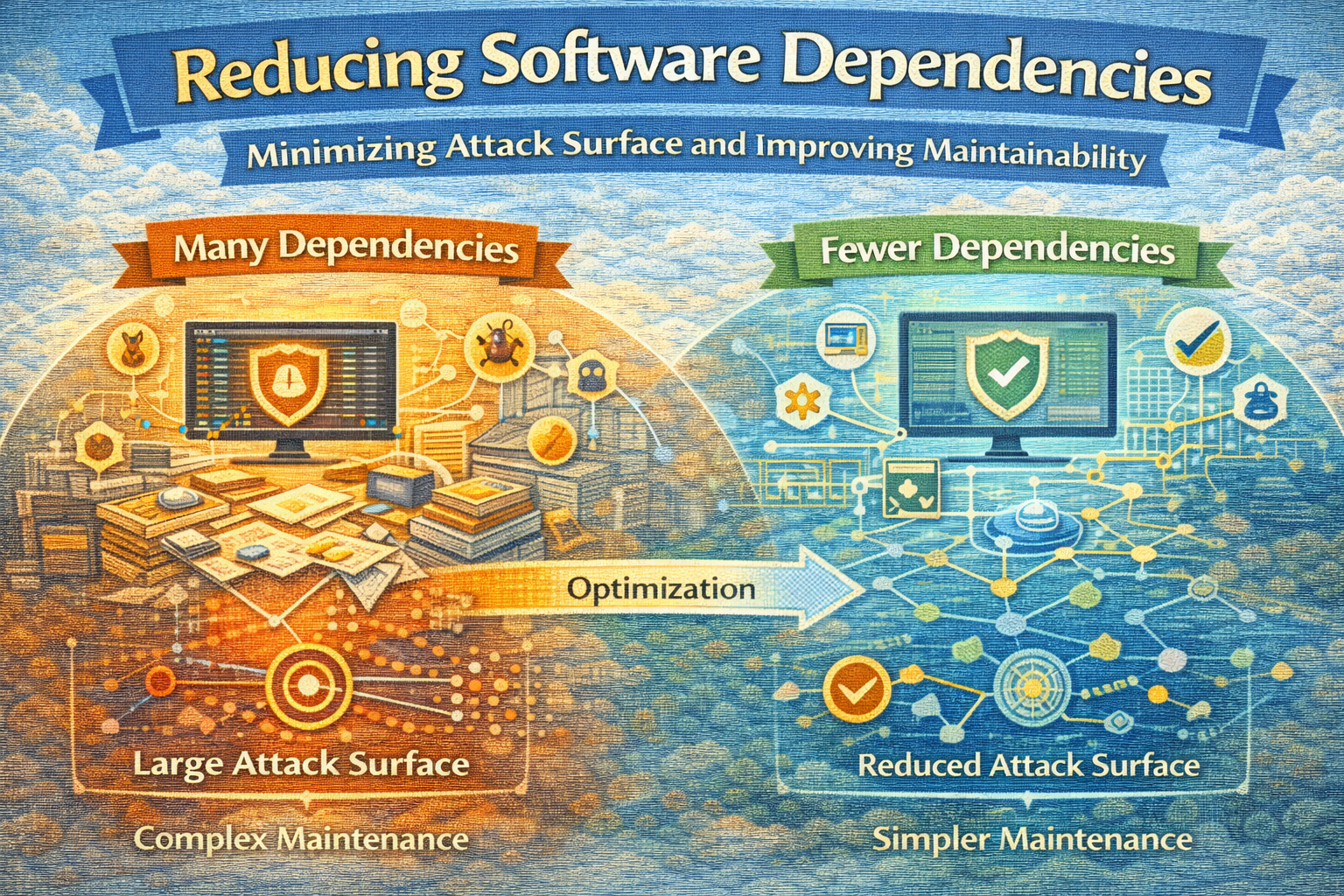 Software attack surface diagram