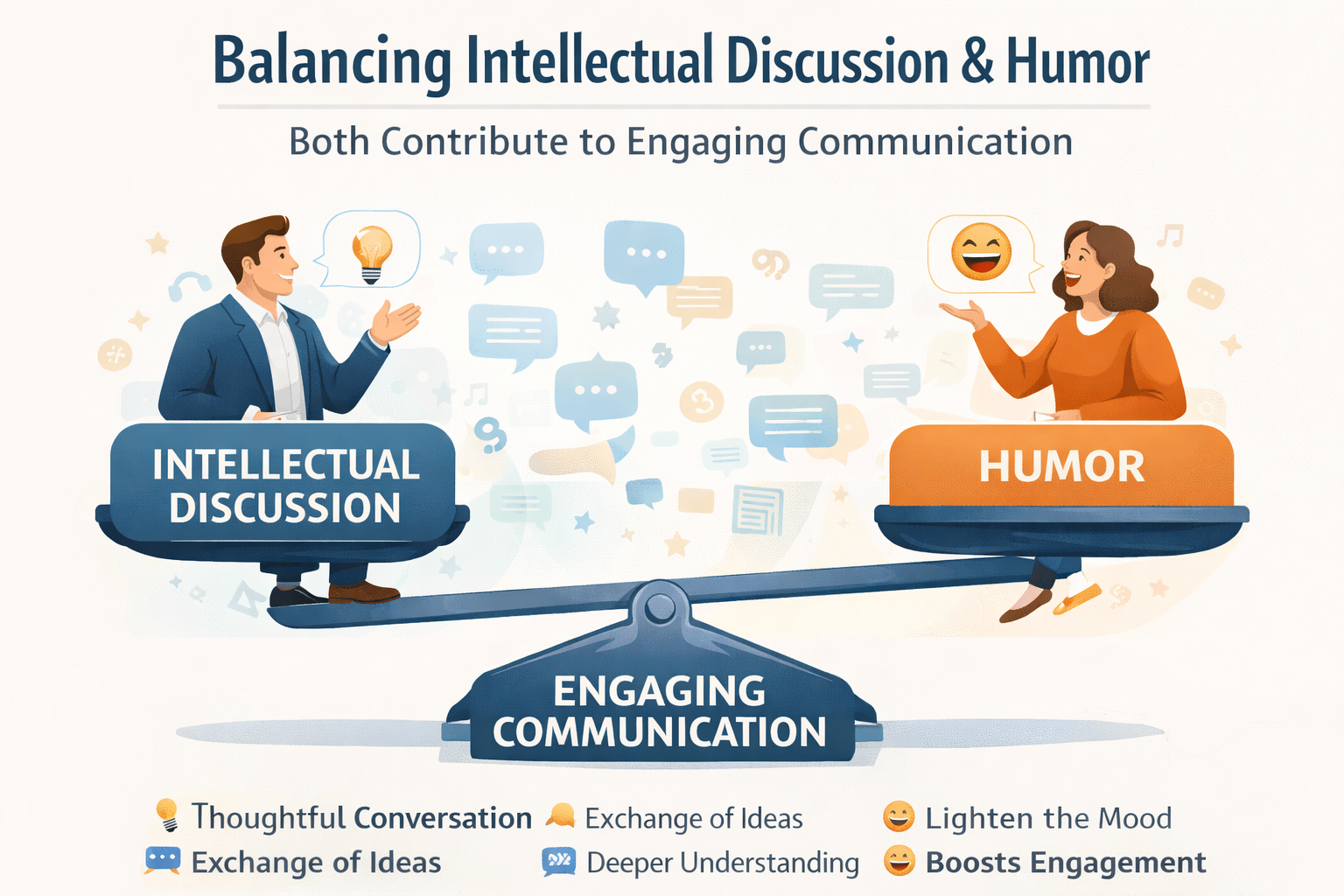 Balance between seriousness and humor
