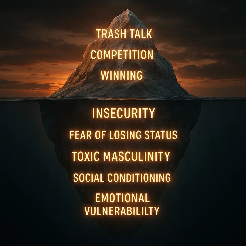 Toxic Masculinity in Gaming Iceberg