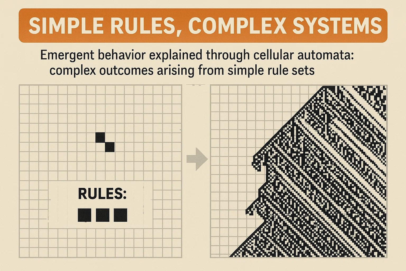 Simple Rules, Complex Systems