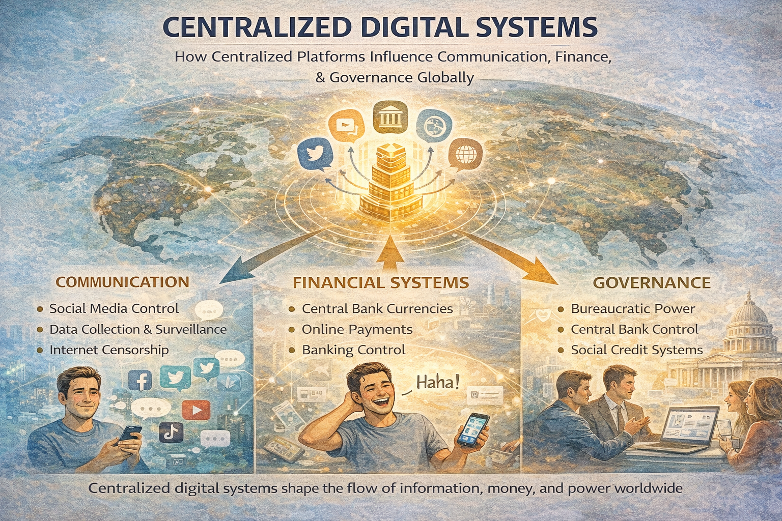 Centralized digital infrastructure control