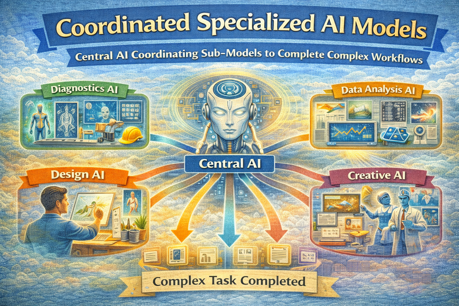 AI system orchestration architecture