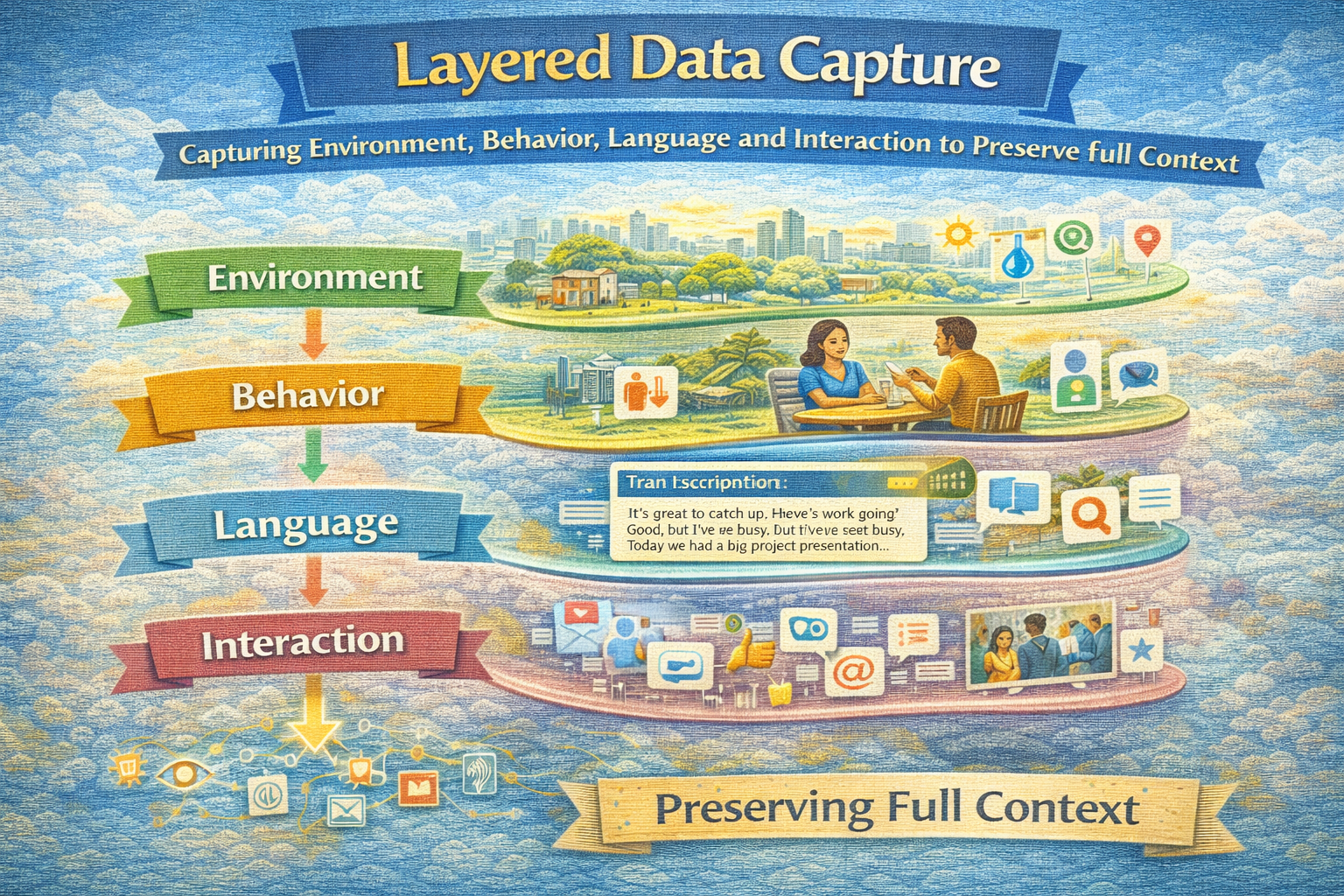 Multi-layered cultural context capture
